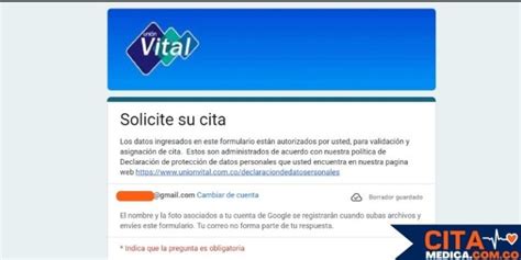 Unión Vital Citas ¡Por teléfono y correo!